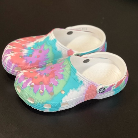 NWT Tie Dye Crocs - Picture 3 of 3